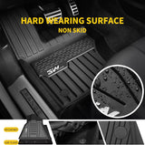 3W?Floor?Mats?Compatible for Range Rover Velar 2017-2022 TPE?All?Weather?Custom?Fit?Floor?Liner?for Range Rover Velar1st?and?2nd?Row?Full?Set Car?Liners Black
