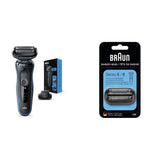 Braun Electric Razor for Men, Series 5 5018s Electric Foil Shaver with Precision Beard Trimmer, Rechargeable, Wet & Dry with EasyClean